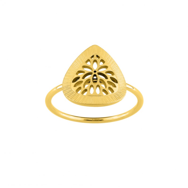 Bague goutte Femme Acier inoxydable doré ROBBEZ MASSON