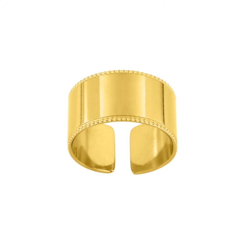 Bague ouverte Femme Acier inoxydable doré ROBBEZ MASSON
