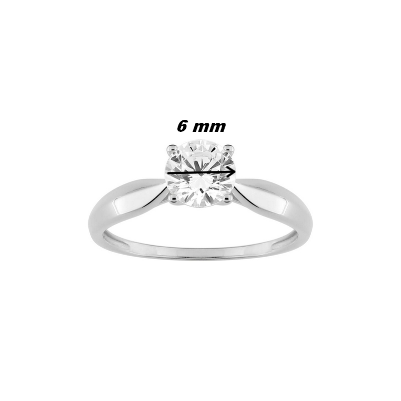 bague-solitaire-femme-or-blanc-750-millieme-et-oxyde-robbez-masson-1-7077-Z1-diametre Solitaire Femme Or blanc 750/1000 et oxyde de zirconium ROBBEZ MASSON