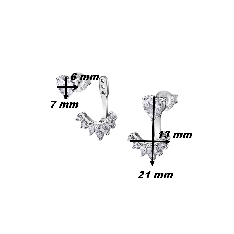 boucles-oreilles-clou-pendantes-femme-argent-925-et-oxydes-2-en-1-LOTUS-LP1988-4-1-dimensions Boucles d’oreilles clous pendantes 2 en 1 Femme, Argent 925/1000 et Oxydes de zirconium LOTUS LP1988-4/1, dimensions