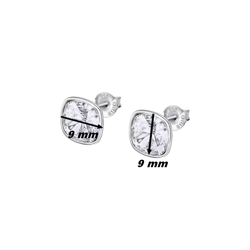 Boucles d’oreilles Femme Argent 925/1000 et Oxydes de zirconium LOTUS LP2002-4/1, dimensions