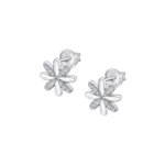Boucles d’oreilles Fleur Femme Argent 925/1000 et Oxydes de zirconium LOTUS LP3056-1/1