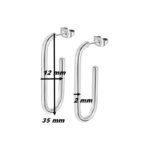 Boucles d’oreilles pendantes Femme Acier inoxydable LOTUS LS2230-4/1, dimensions