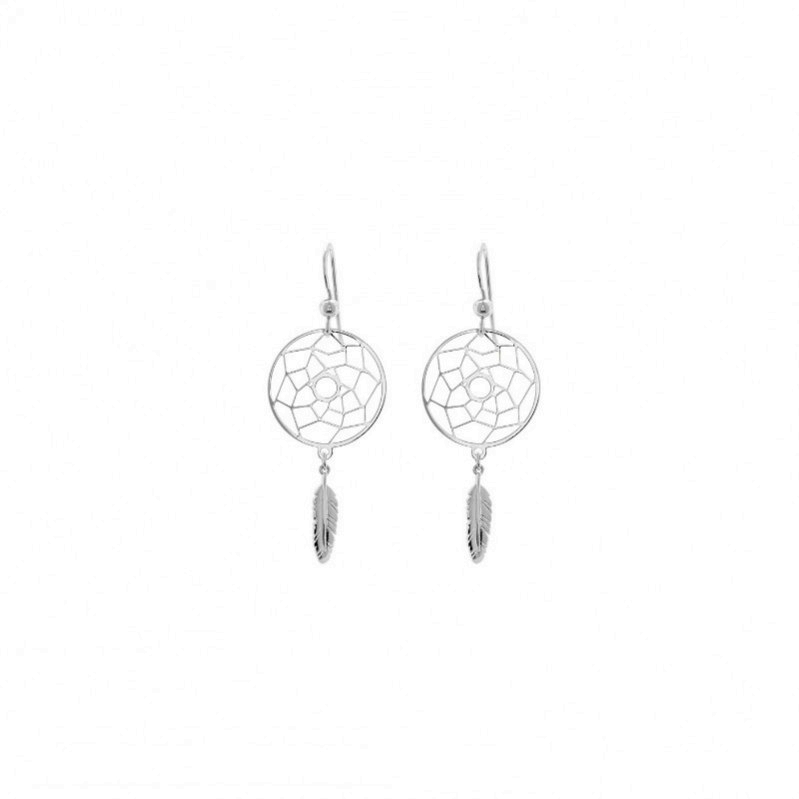 Boucles d’oreilles Femme pendantes Attrape rêve Argent 925/1000 ROBBEZ MASSON