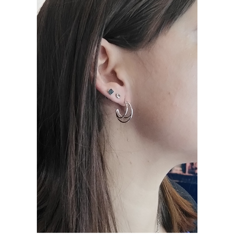 Boucles d’oreilles pendantes Femme Argent 925/1000 LOTUS LP3282-4/1 portées