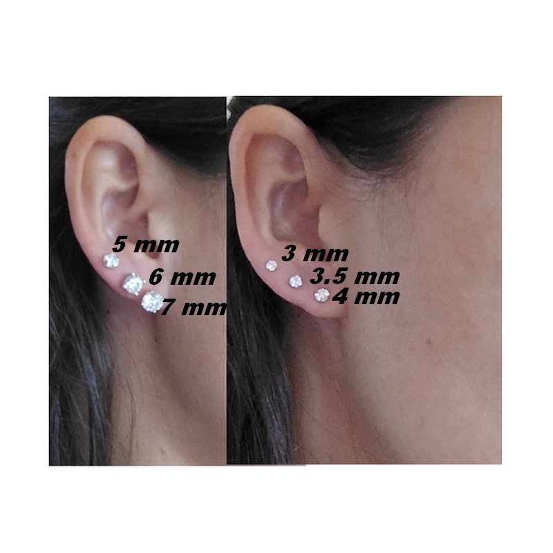 boules-oreilles-clous-femme-argent-rhodié-et-oxydes-robbez-masson-305676-1-dimensions Boucles d’oreilles clous Femme Oxydes de zirconium ronds 4 mm et Argent 925/1000 ROBBEZ MASSON, dimensions