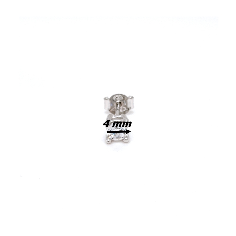 boules-oreilles-clous-femme-argent-rhodié-et-oxydes-robbez-masson-305676-1-lageur Boucles d’oreilles clous Femme Oxydes de zirconium ronds 4 mm et Argent 925/1000 ROBBEZ MASSON, diamètre