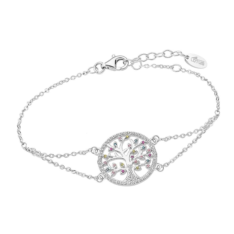 bracelet-arbre-de-vie-femme-argent-925-et-oxydes-LOTUS-LP1896-2-1 Bracelet Femme Arbre de vie Argent 925/1000 et Oxydes de zirconium LOTUS LP1896-2/1