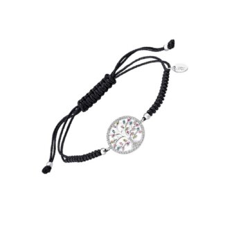 Bracelet cordon Femme Arbre de vie Argent 925/1000 et Oxydes de zirconium LOTUS LP1896-2/2