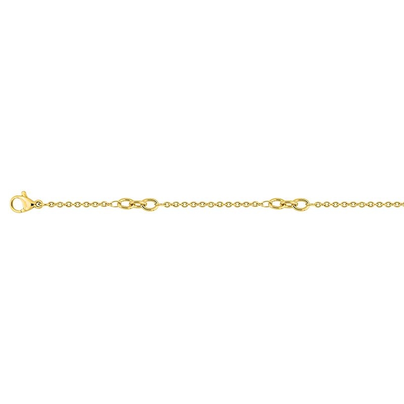 Bracelet chaîne Femme Acier inoxydable doré ROBBEZ MASSON