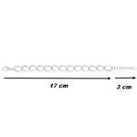 Bracelet chaîne Femme Acier inoxydable ROBBEZ MASSON, longueur