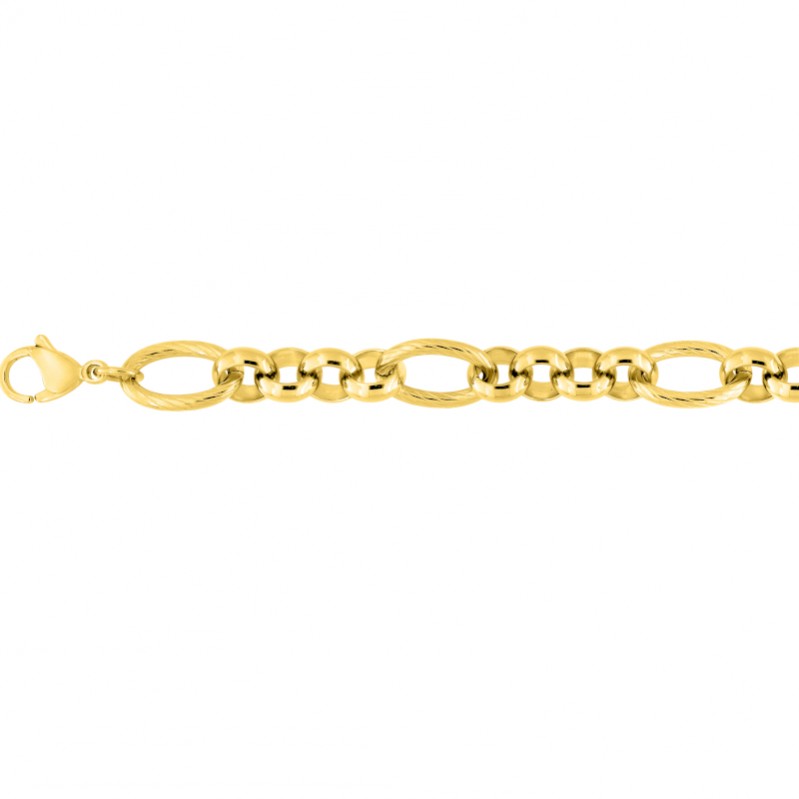 Bracelet Femme Acier inoxydable doré ROBBEZ MASSON