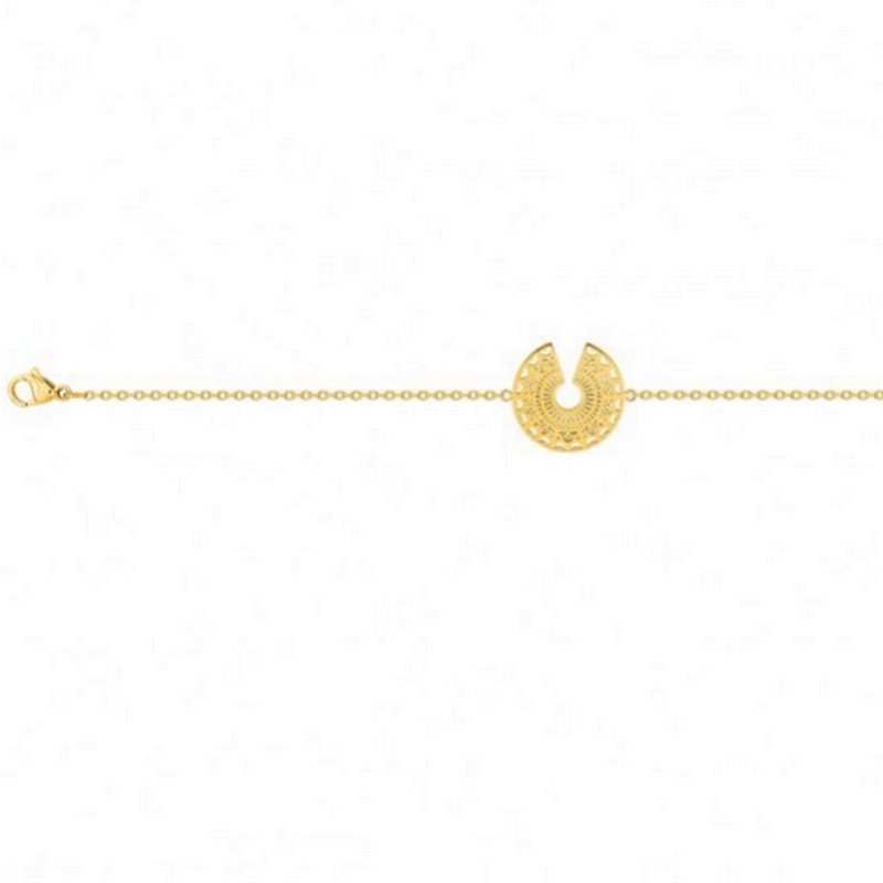 bracelet-femme-acier-inoxydable-doré-robbez-masson-433760 Bracelet Femme Acier inoxydable doré ROBBEZ MASSON