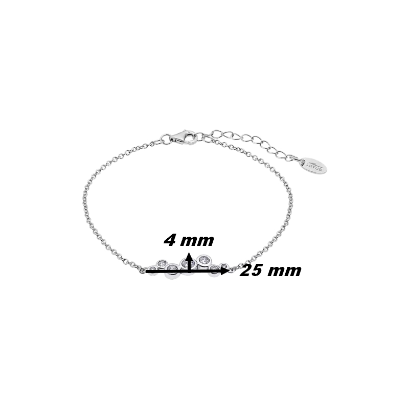 Bracelet Femme Argent 925/1000 et Oxydes de zirconium LOTUS LP1979-2/1, dimensions