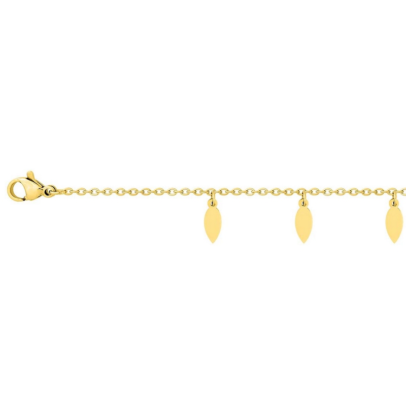 Bracelet breloque Femme Acier inoxydable doré ROBBEZ MASSON