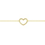 Bracelet Cœur Femme Or jaune 750/1000 ROBBEZ MASSON