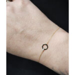 Bracelet Femme Octogonal Or jaune 750/1000 et Diamants ROBBEZ MASSON porté
