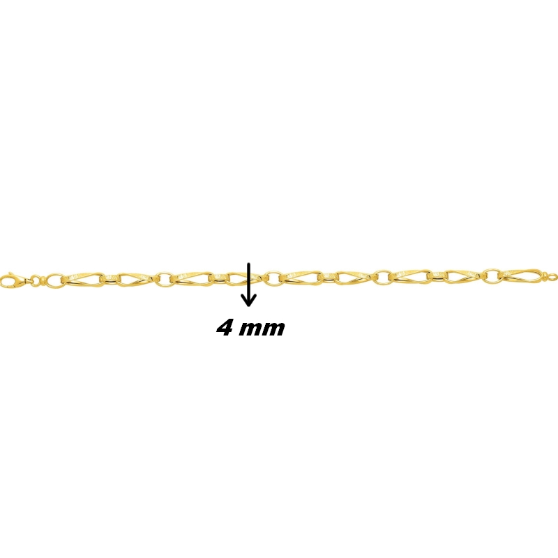 Bracelet Femme Or jaune 750/1000 ROBBEZ MASSON, largeur