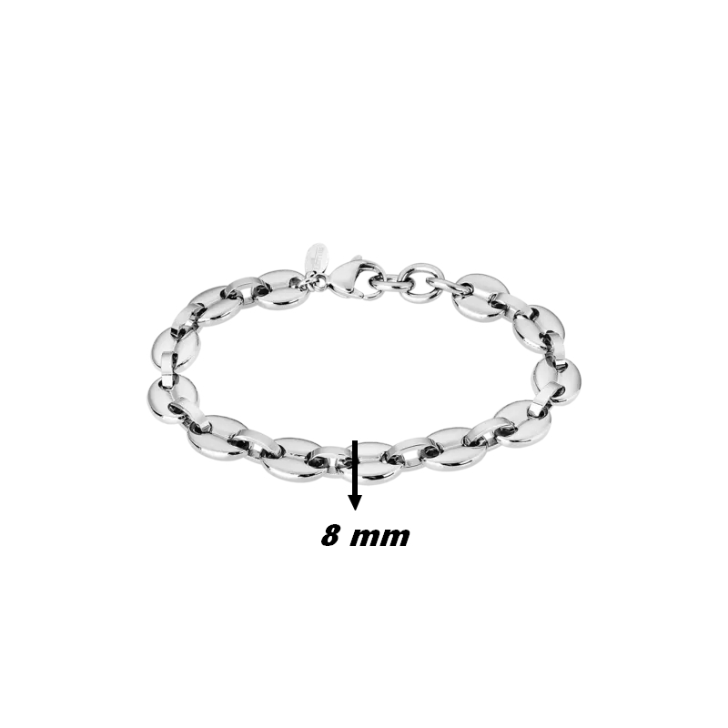 Bracelet Homme Acier inoxydable Grain de café LOTUS LS2140-2/1, largeur