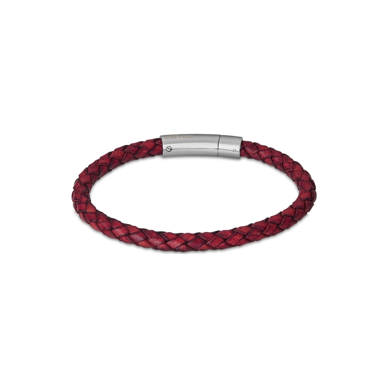 bracelet-homme-cuir-rouge-et-acier-inoxydable-LOTUS-LS2141-2-2 Bracelet Homme Cuir rouge et Acier inoxydable LOTUS LS2141-2/2