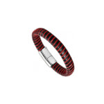 Bracelet Homme Cuir rouge et noir et Acier inoxydable LOTUS LS1879-2/2, autre vue