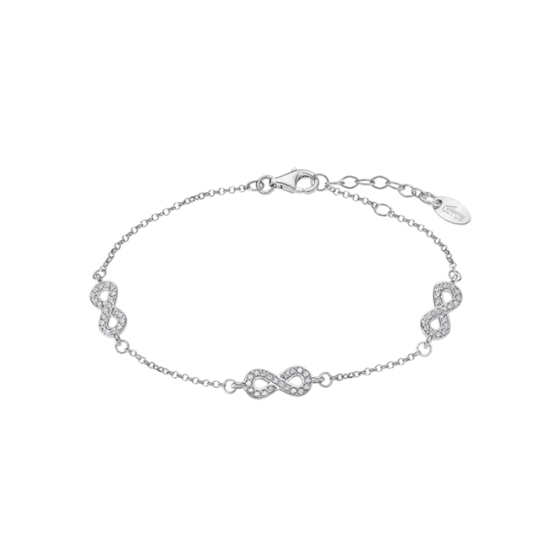 Bracelet Infini Femme Argent 925/1000 et Oxydes de zirconium LOTUS LP3029-2/1