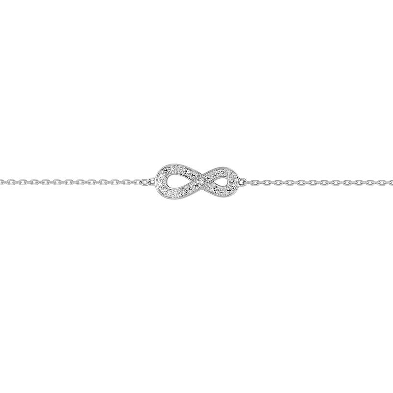bracelet-infini-femme-or-blanc-750-et-diamants-robbez-masson-RZ627GB4 Bracelet Femme Infini or blanc 750/1000 et Diamants ROBBEZ MASSON