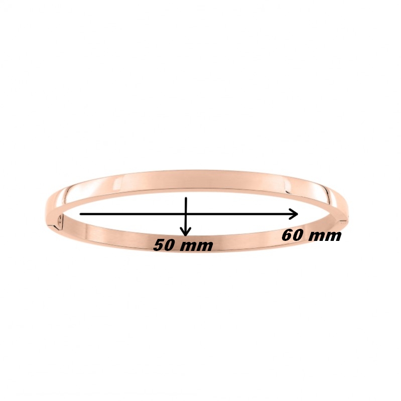 bracelet-jonc-femme-acier-inoxydable-rose-robbez-masson-433691-dimensions Bracelet jonc ouvrant Femme Acier inoxydable rose ROBBEZ MASSON, dimensions