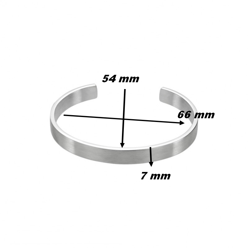 Bracelet jonc Homme Acier inoxydable LOTUS LS2196-2/1, dimensions