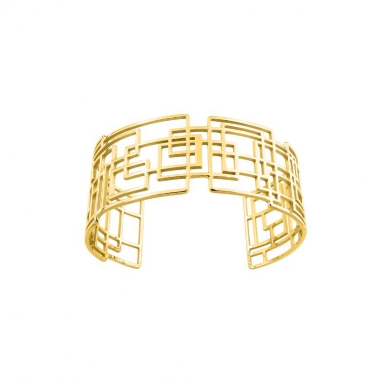 bracelet-manchette-femme-acier-inoxydable-doré-robbez-masson-433772 Bracelet manchette Femme Acier inoxydable doré ROBBEZ MASSON