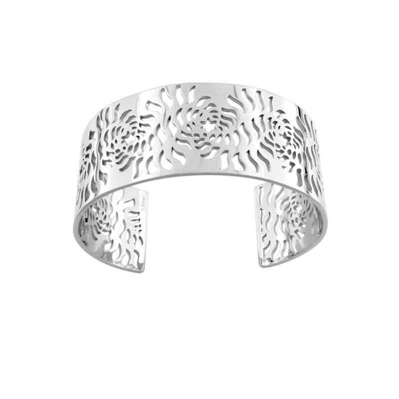 bracelet-manchette-graphique-femme-acier-inoxydable-robbez-masson-433770 Bracelet manchette Femme Acier inoxydable ROBBEZ MASSON