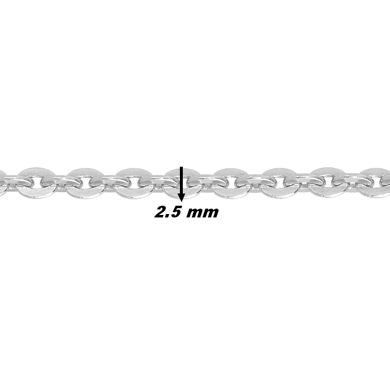 Chaîne forçat Femme Argent 925/1000 ROBBEZ MASSON, largeur