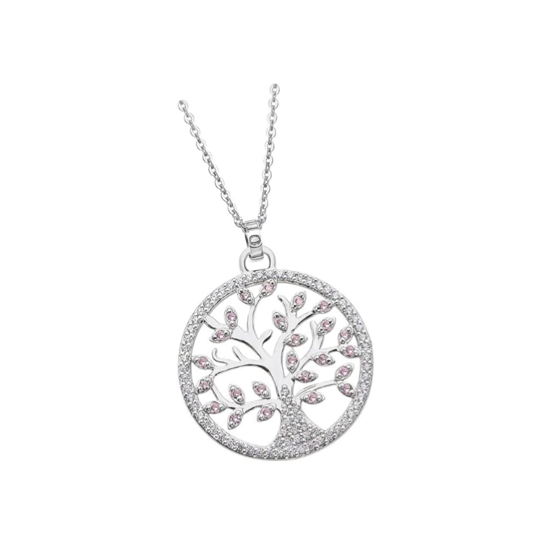 Collier Femme Arbre de vie Argent 925/1000 et Oxydes de zirconium LOTUS LP1897-1/1
