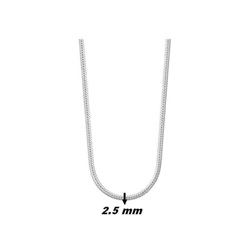 Collier chaîne Femme maille anglaise Argent 925/1000 LOTUS LP3292-1/1, largeur