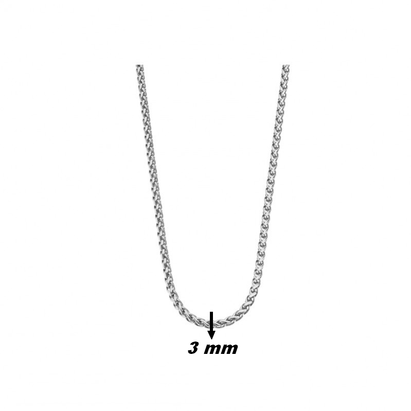 collier-chaine-homme-acier-inoxydable-LOTUS-LS2223-1-1-largeur Collier chaîne Homme Acier inoxydable LOTUS LS2223-1/1, largeur