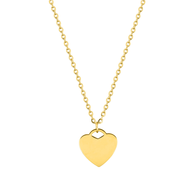 collier-coeur-femme-acier-inoxydable-doré-robbez-masson-432368 Collier Cœur Femme Acier inoxydable doré ROBBEZ MASSON