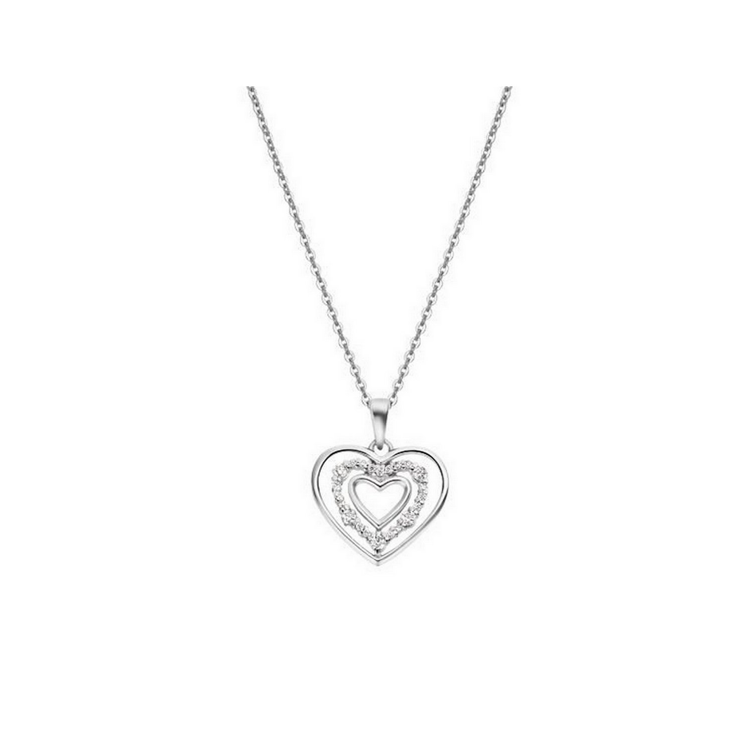 collier-coeur-femme-argent-925-et-oxydes-LOTUS-LP3143-1-1 Collier Cœur Femme Argent 925/1000 et Oxydes de zirconium LOTUS LP3143-1/1