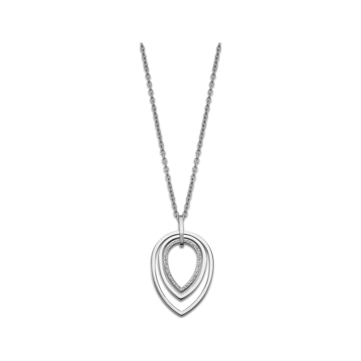 collier-femme-acier-inoxydable-LOTUS-LS2112-1-1 Collier 3 anneaux Femme Acier inoxydable LOTUS LS2112-1/1