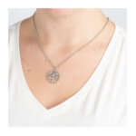 Collier Femme Arbre de vie Acier inoxydable et strass LOTUS LS2194-1/1 porté