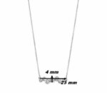 Collier Femme Argent 925/1000 LOTUS LP1979-1/1, dimensions