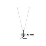 Collier Femme Argent 925/1000 et Oxydes de zirconium LOTUS LP3081-1/1, dimensions
