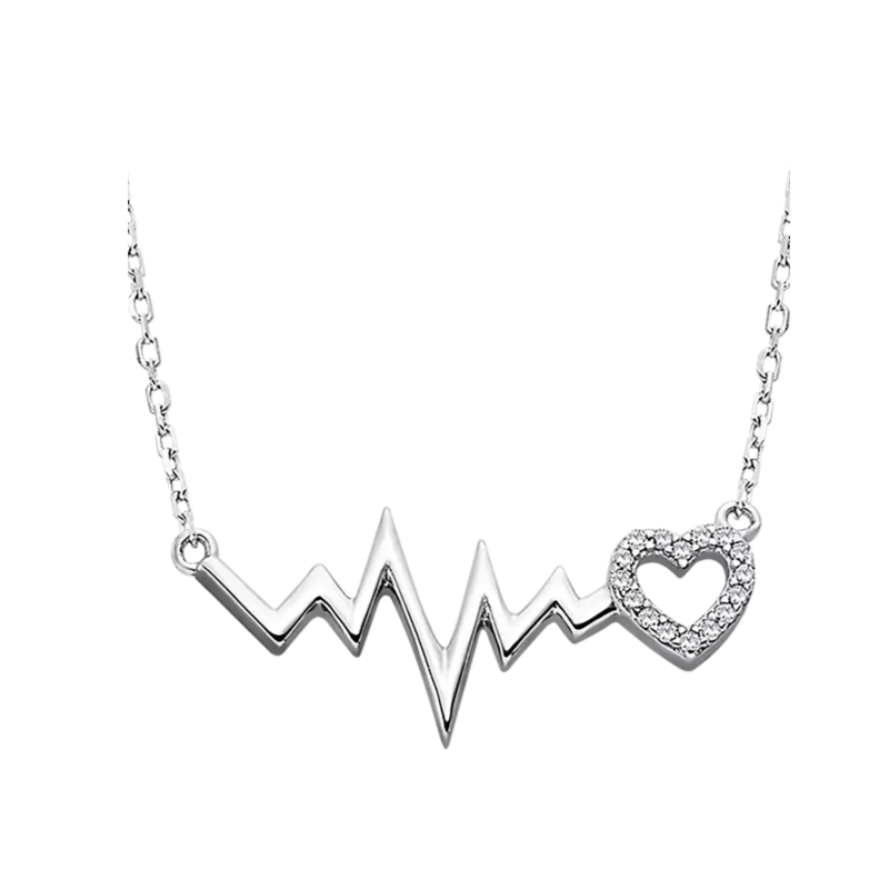 Collier Femme Cœur Argent 925/1000 et Oxydes de zirconium LOTUS LP3041-1/1