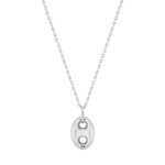 Collier Grain de café Femme Argent 925/1000 et Oxyde de zirconium ROBBEZ MASSON