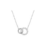 Collier Femme Or blanc 750/1000 et Oxydes de zirconium ROBBEZ MASSON