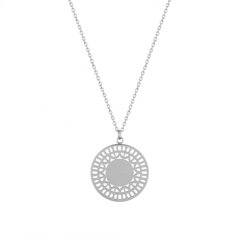 collier-femme-rond-acier-inoxydable-432225 Collier Femme rond Acier inoxydable ROBBEZ MASSON