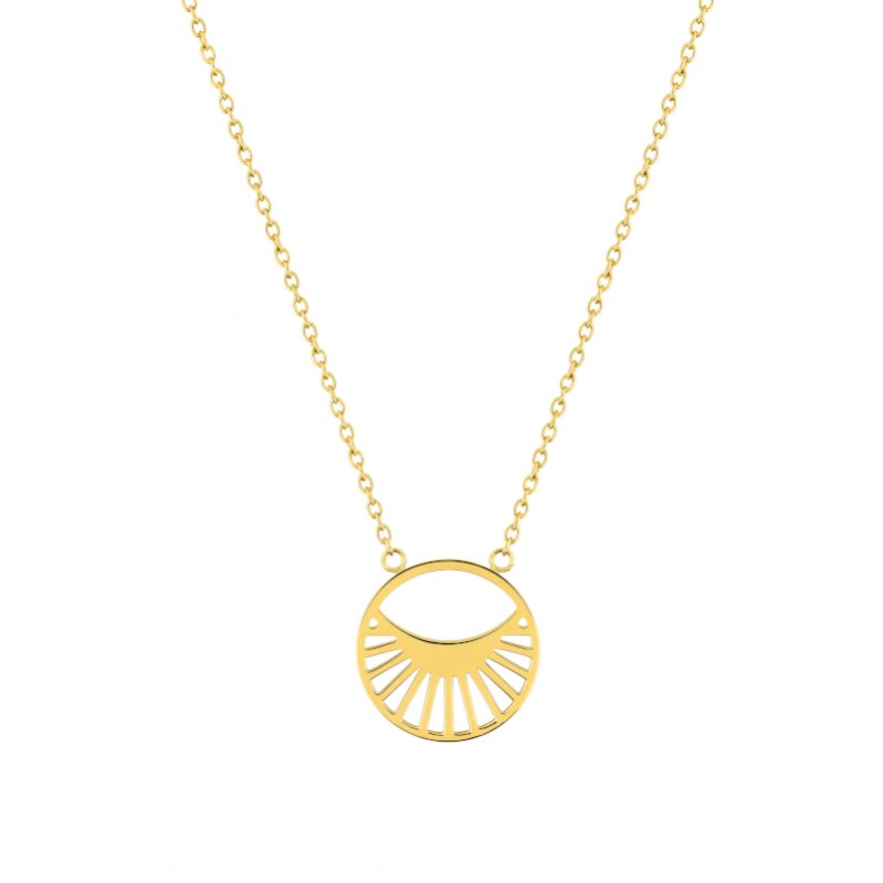 collier-femme-rond-acier-inoxydable-doré-robbez-masson-432221 Collier Femme Rond Acier inoxydable doré ROBBEZ MASSON