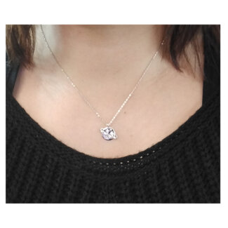 Collier Femme Galaxie Argent 925/1000 et Oxydes de zirconium LOTUS LP3141-1/1 porté