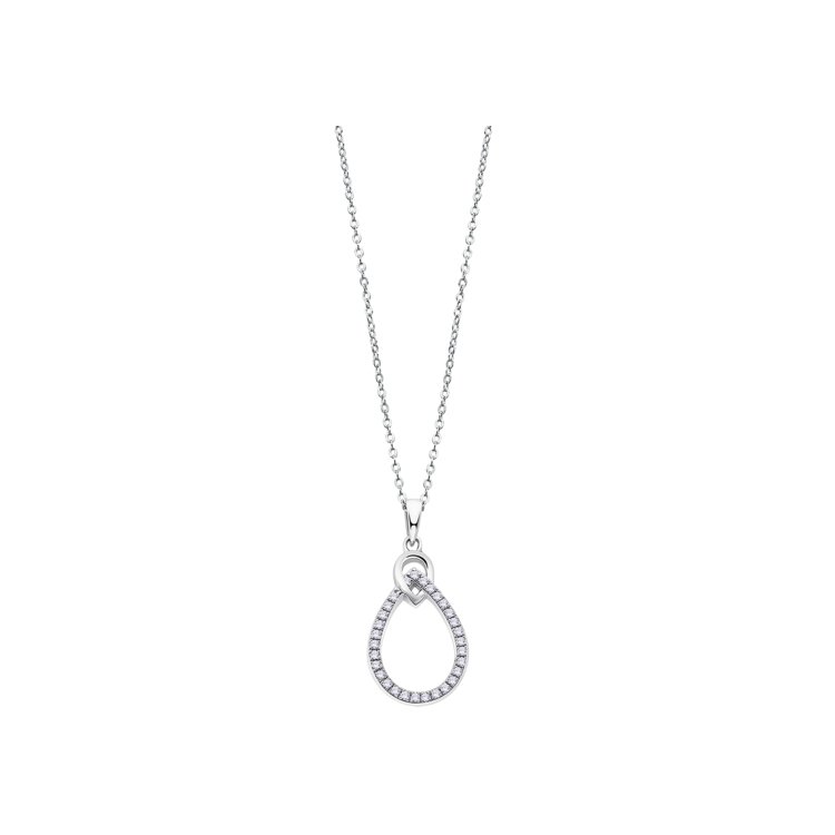 Collier Goutte Femme Argent 925/1000 et Oxydes de zirconium LOTUS LP3058-1/1