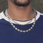 Collier chaîne Homme Acier inoxydable LOTUS LS2233-1/1 porté