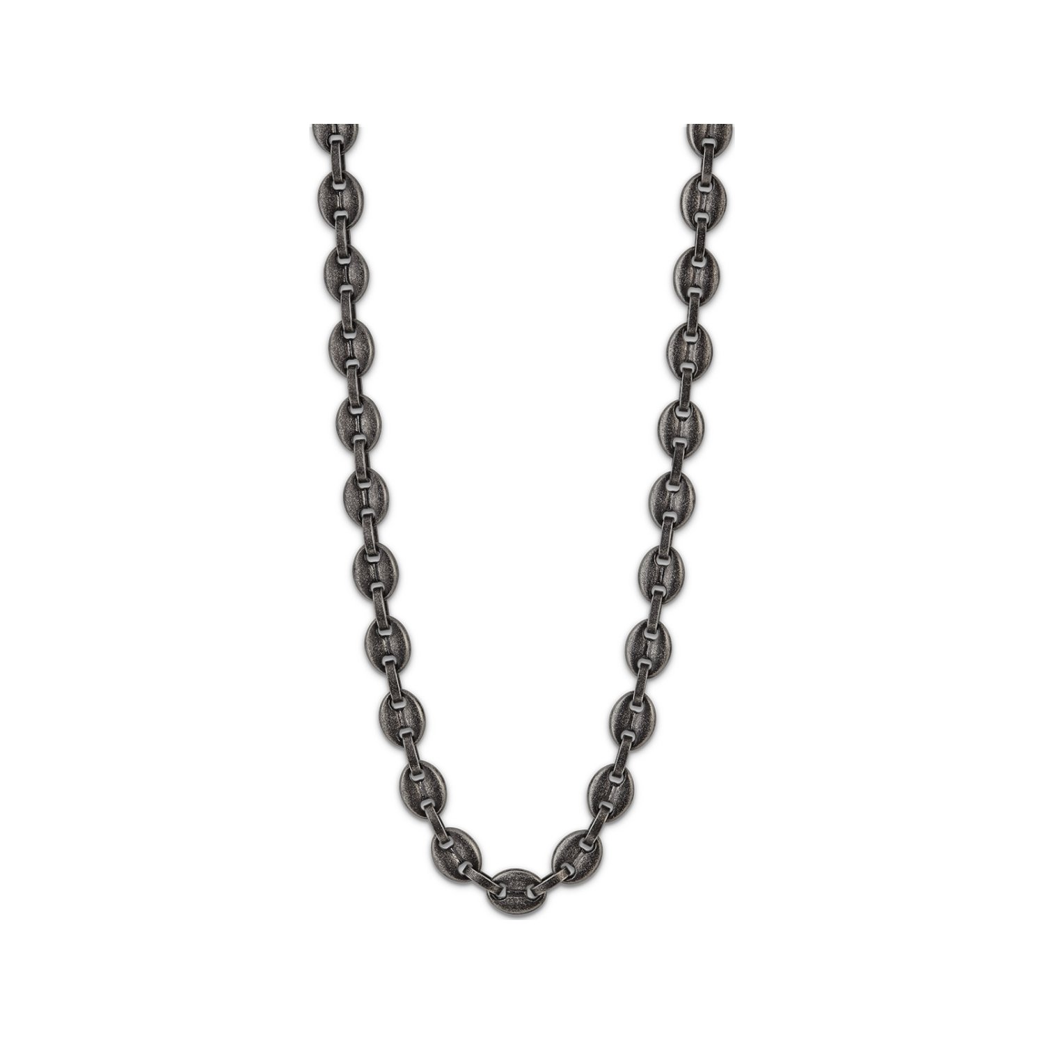 collier-homme-acier-inoxydable-grain-de-café-vieilli-LOTUS-LS2140-1-3 Collier Homme Acier inoxydable vieilli Grain de café LOTUS LS2140-1/3